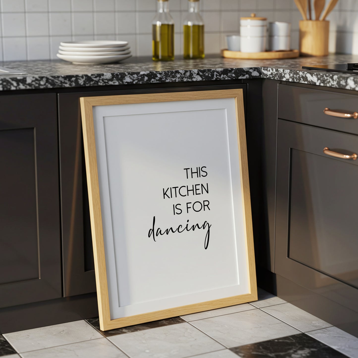 This Kitchen Is For Dancing Print