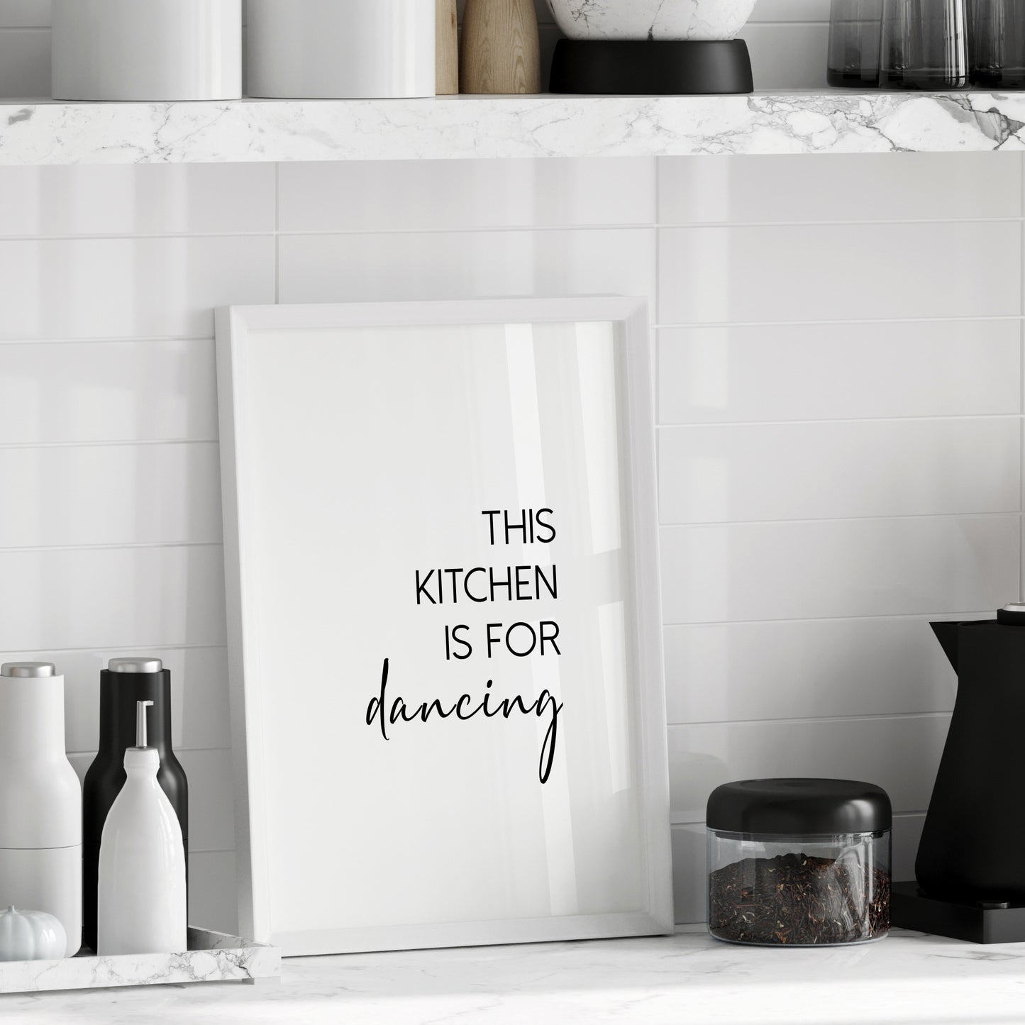 This Kitchen Is For Dancing Print
