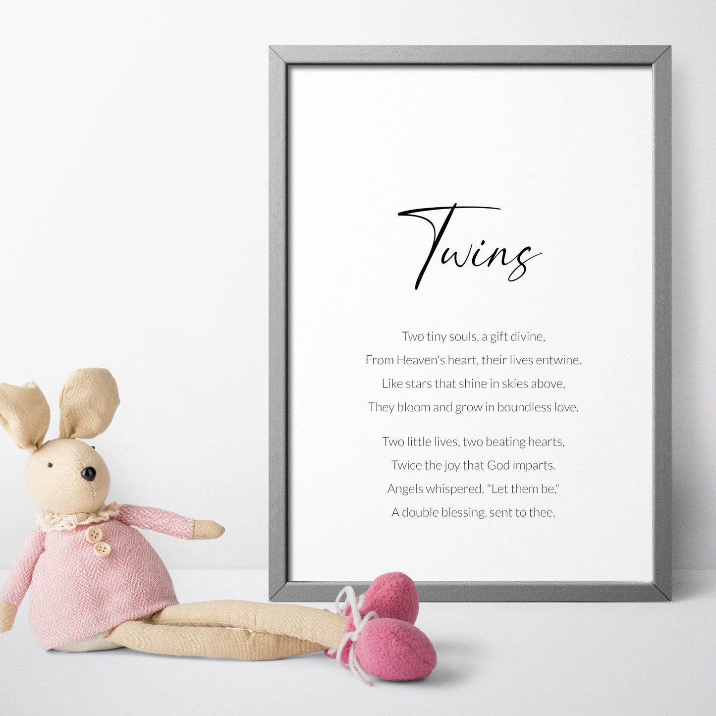 Twins Print (Religious)