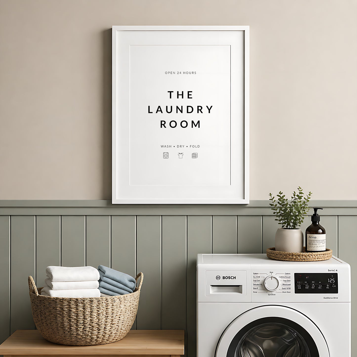 The Laundry Room Wash Dry Fold Print