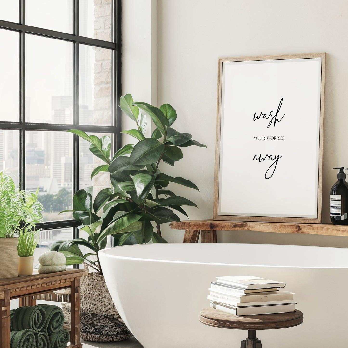 Wash Your Worries Away Print