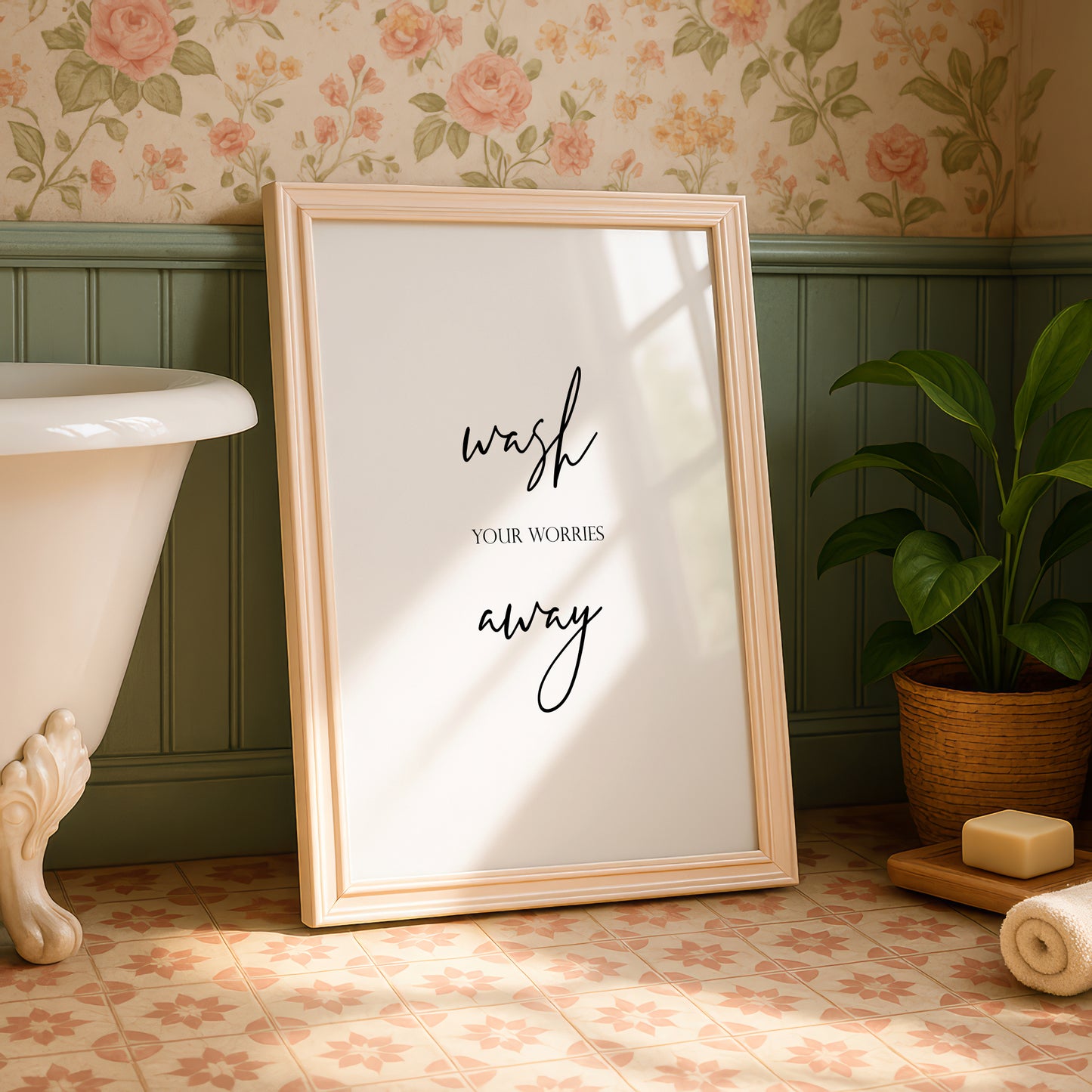 Wash Your Worries Away Print