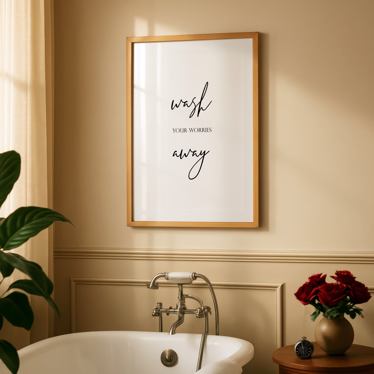 Wash Your Worries Away Print