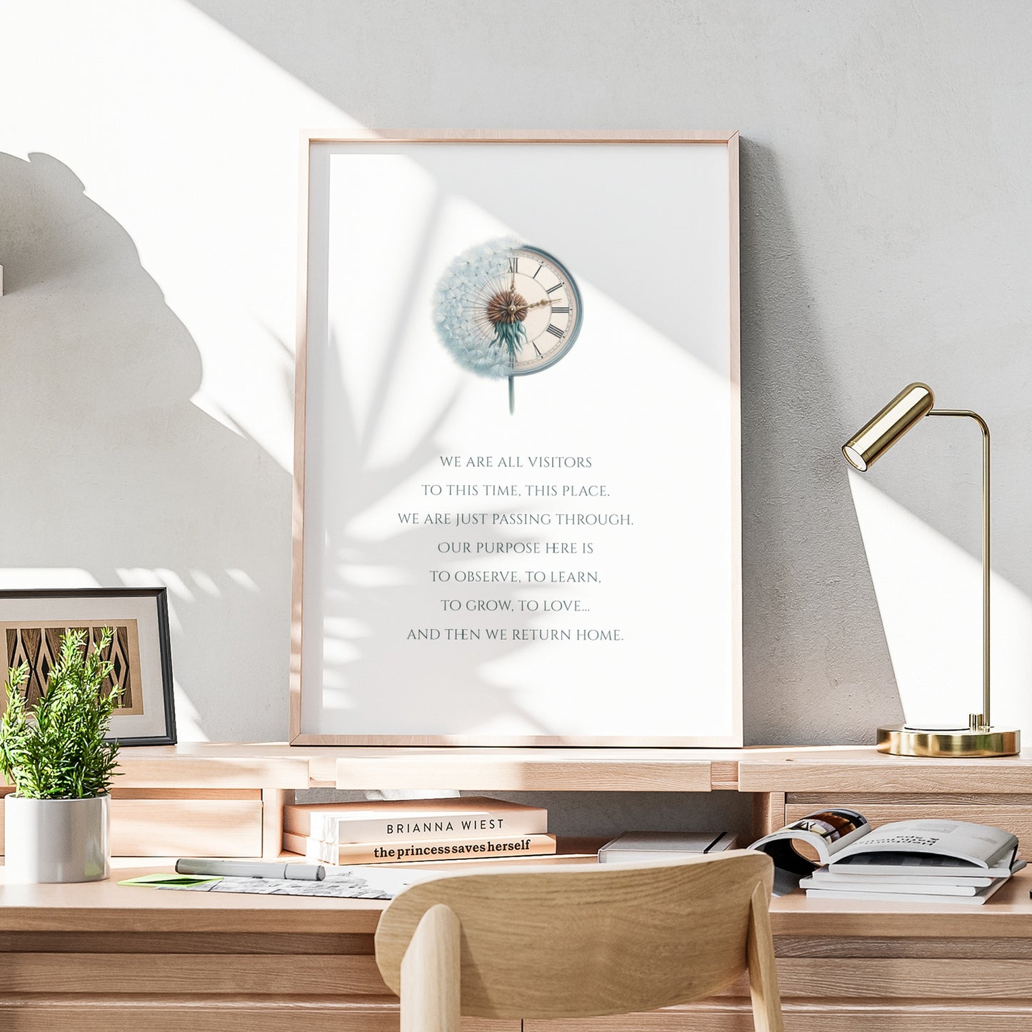 We Are All Visitors To This Time Print