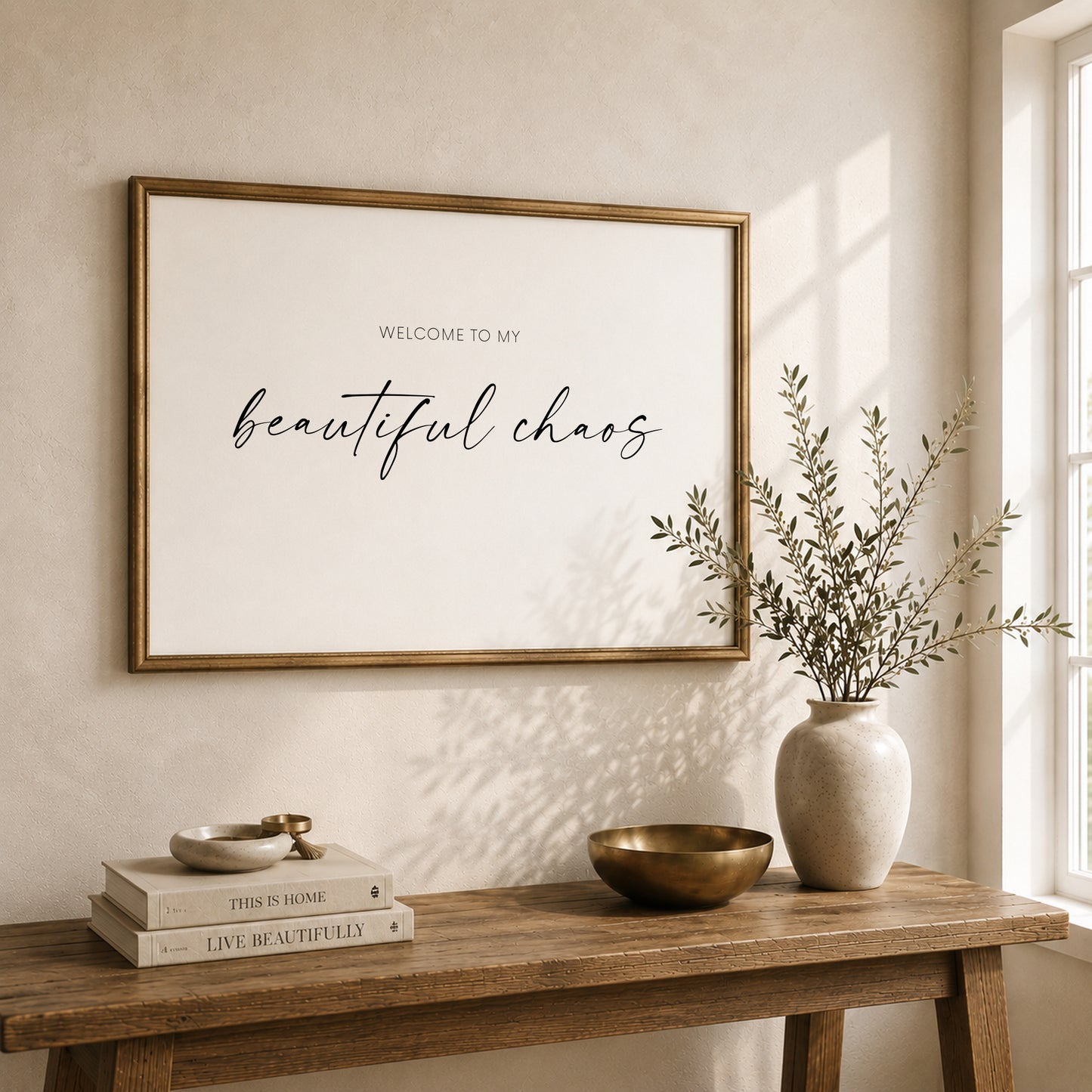 Welcome To My Beautiful Chaos Print