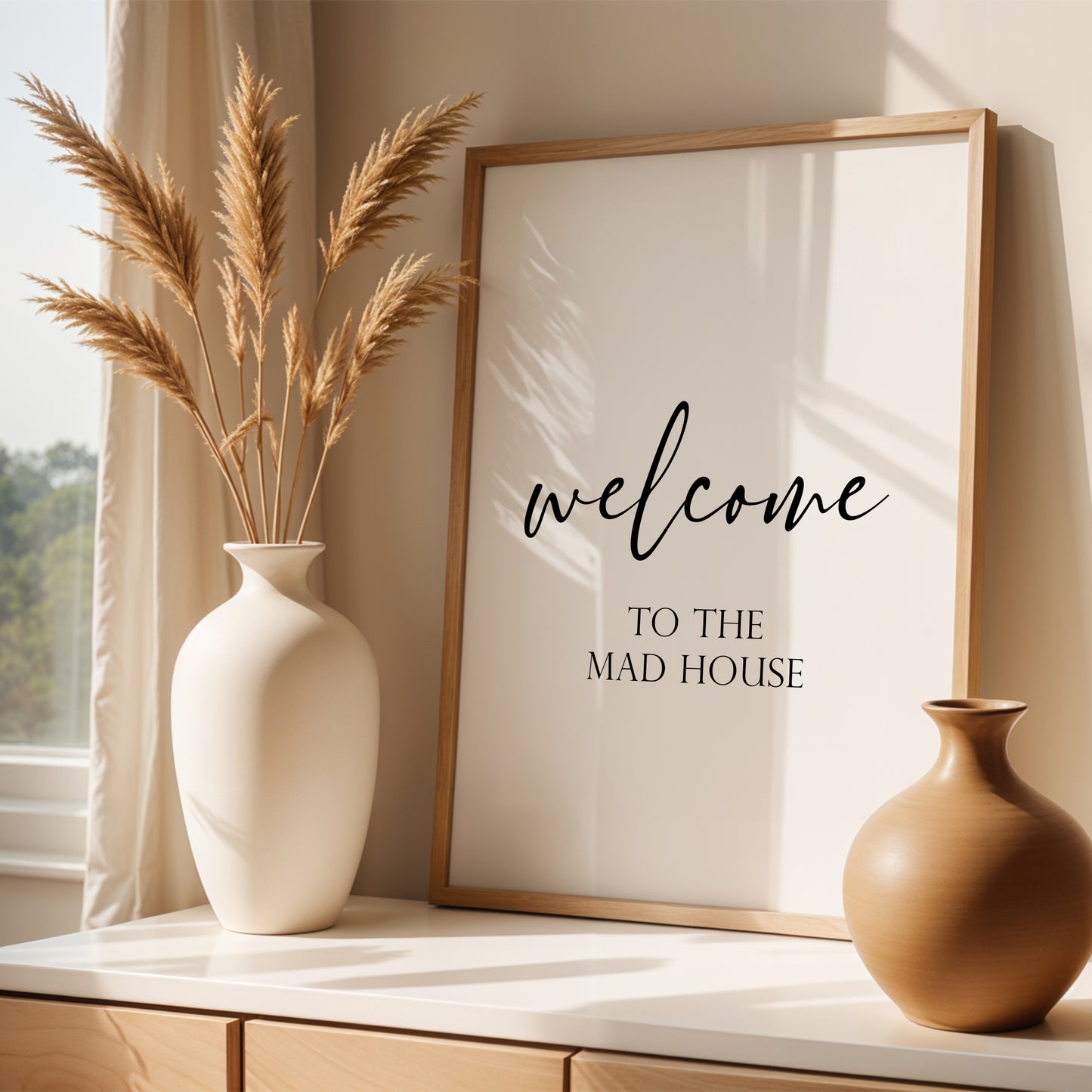 Welcome To The Mad House Print