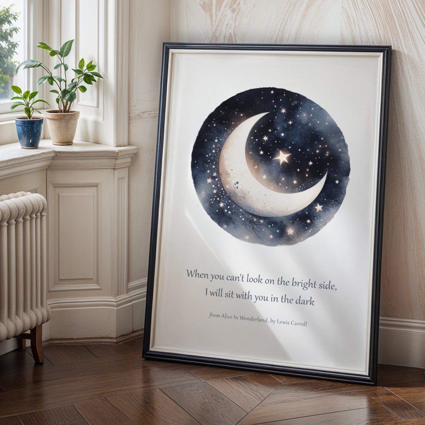 When You Can't Look On The Bright Side from Alice In Wonderland by Lewis Carroll Print