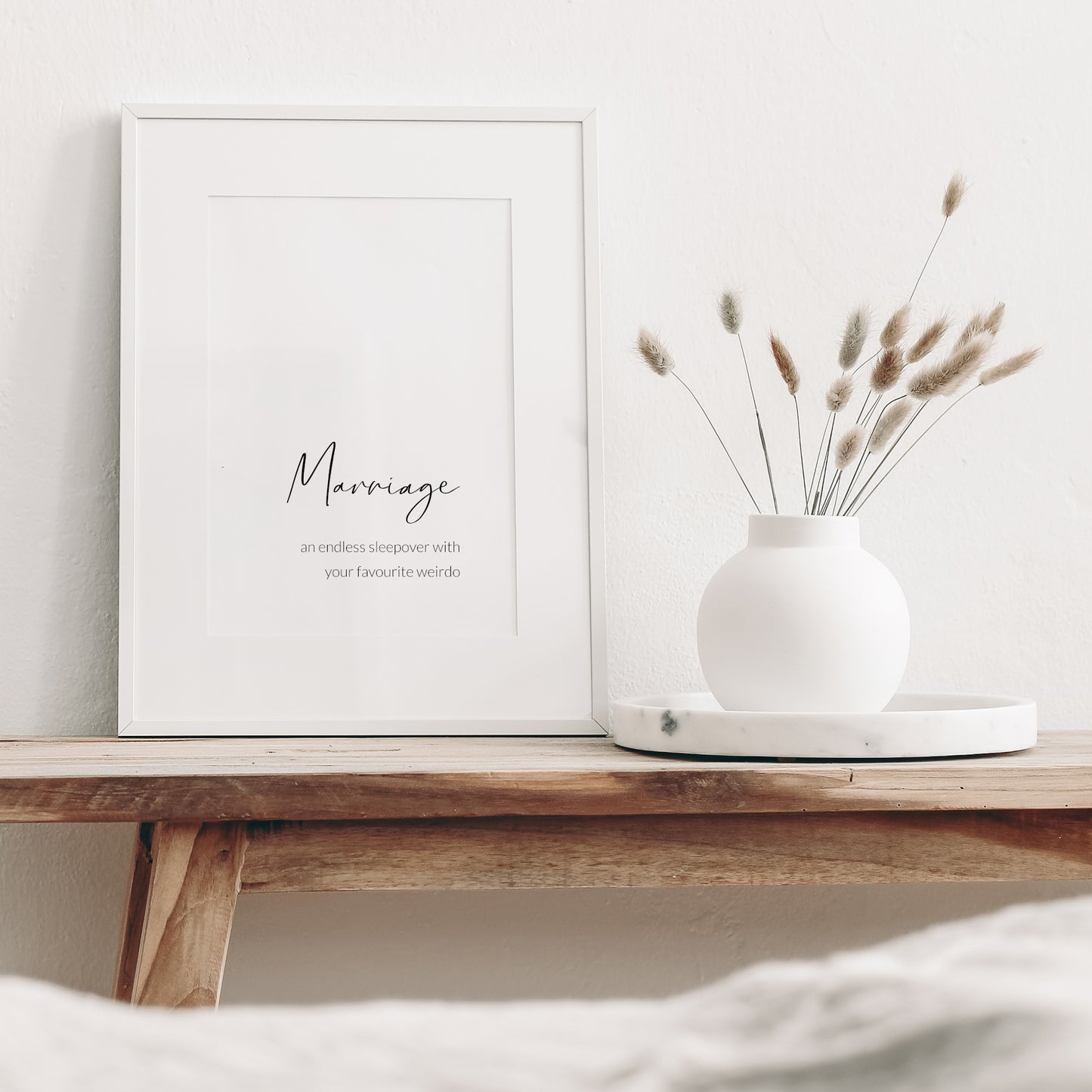 Marriage, An Endless Sleepover Print