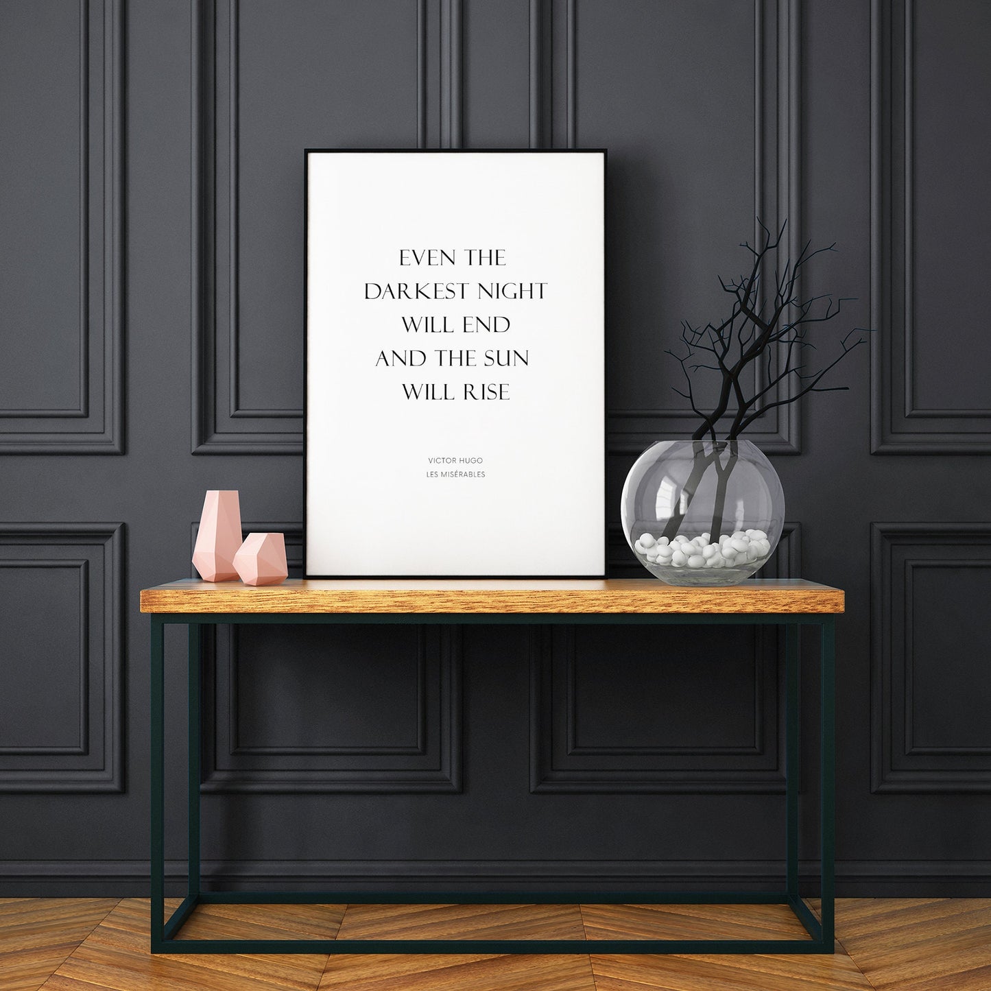 Even The Darkest Night Will End from Les Misérables Print