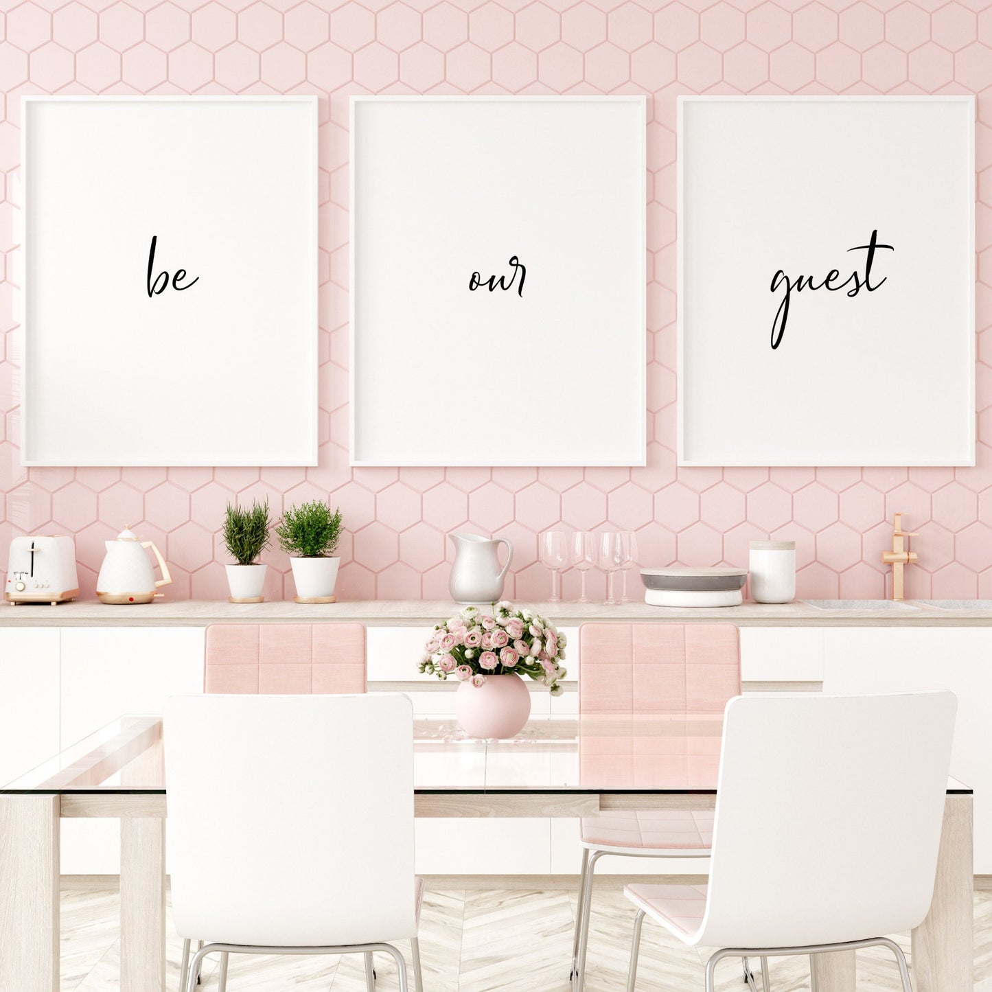 Be Our Guest Prints (Set of 3)