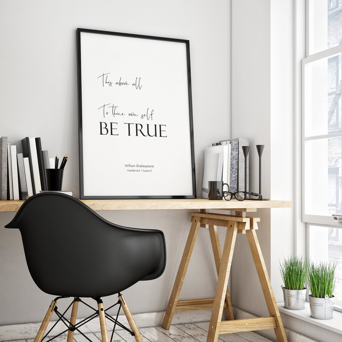 This Above All To Thine Own Self Be True from Hamlet Print