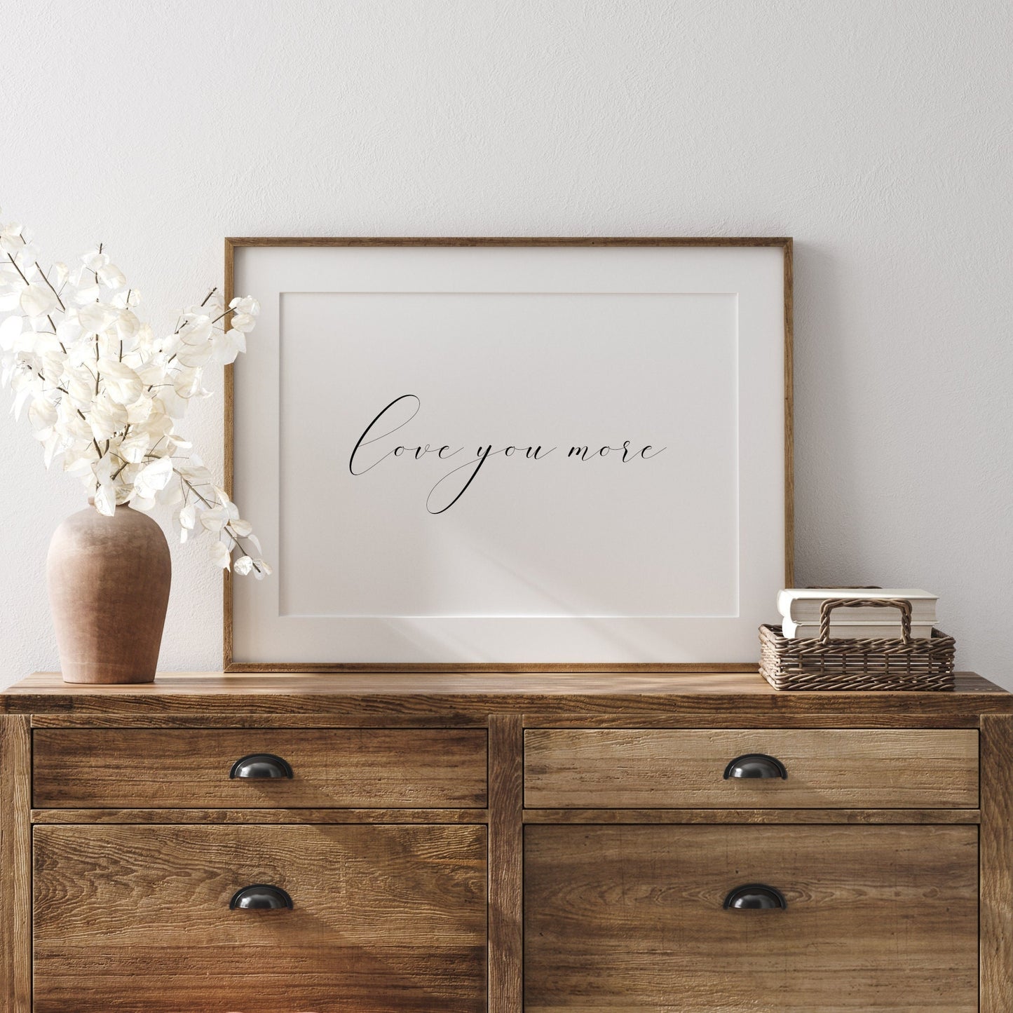 Love You More Landscape Print