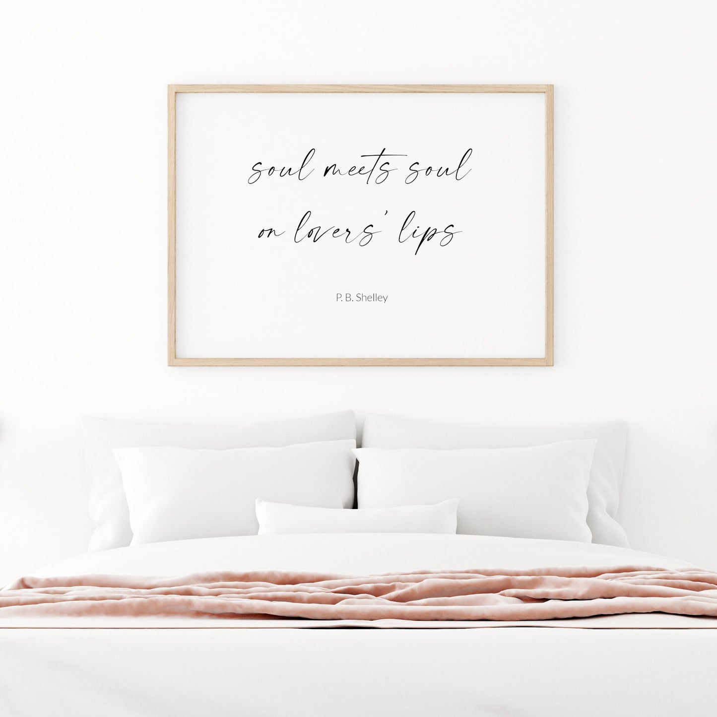 Soul Meets Soul On Lovers' Lips from P.B. Shelley Print