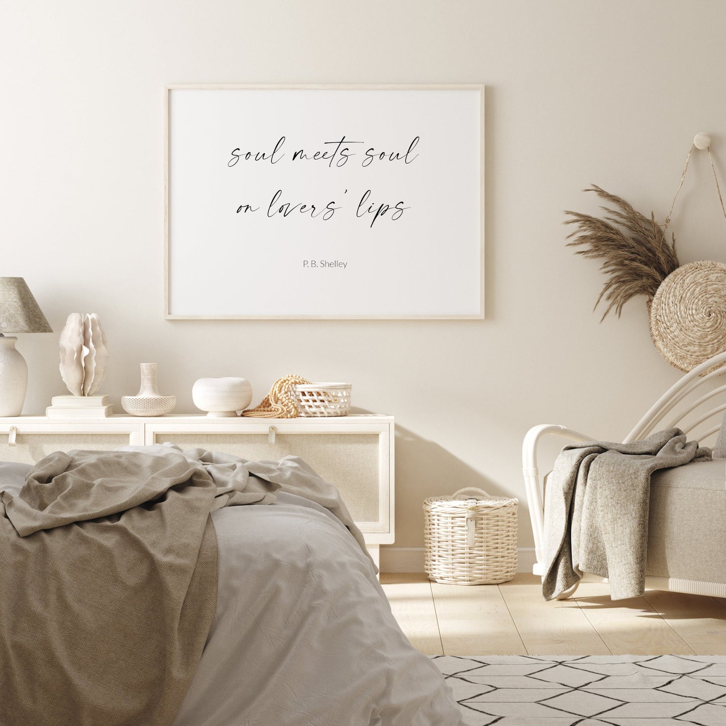 Soul Meets Soul On Lovers' Lips from P.B. Shelley Print