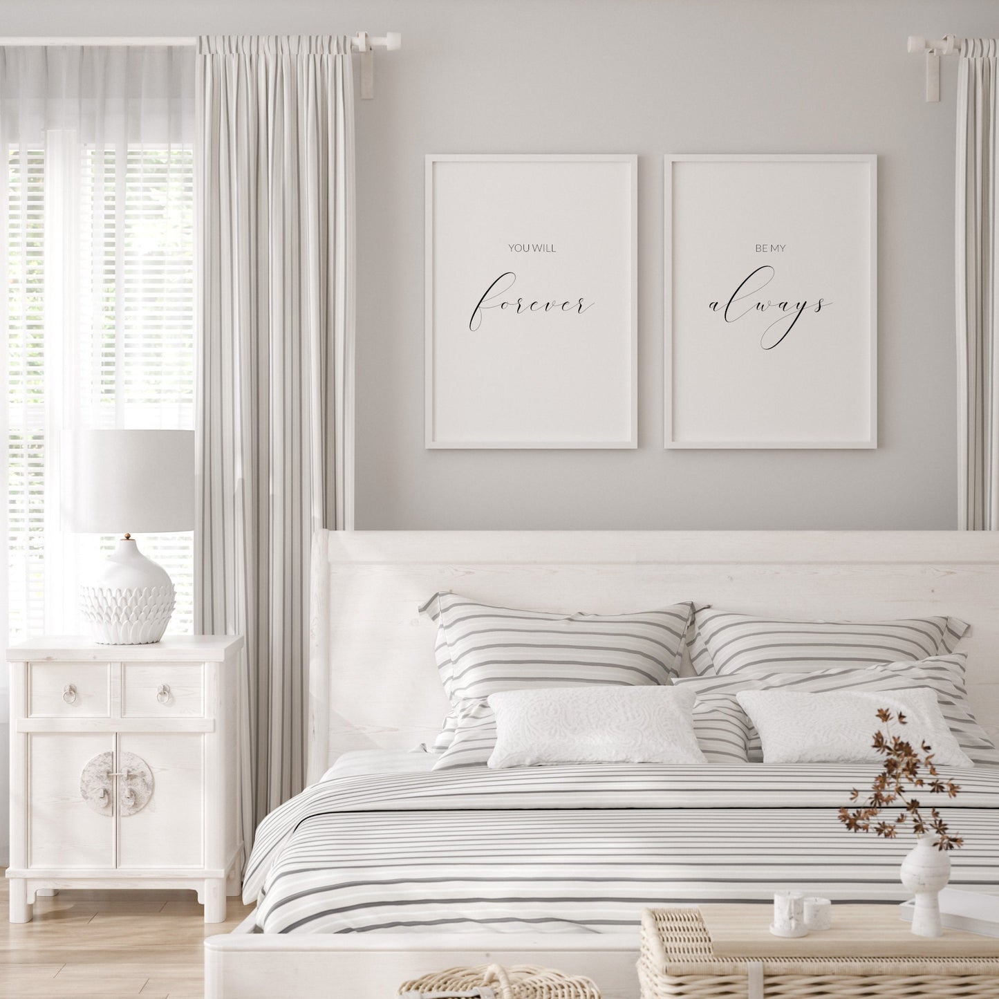 You Will Forever Be My Always Prints (Set of 2)
