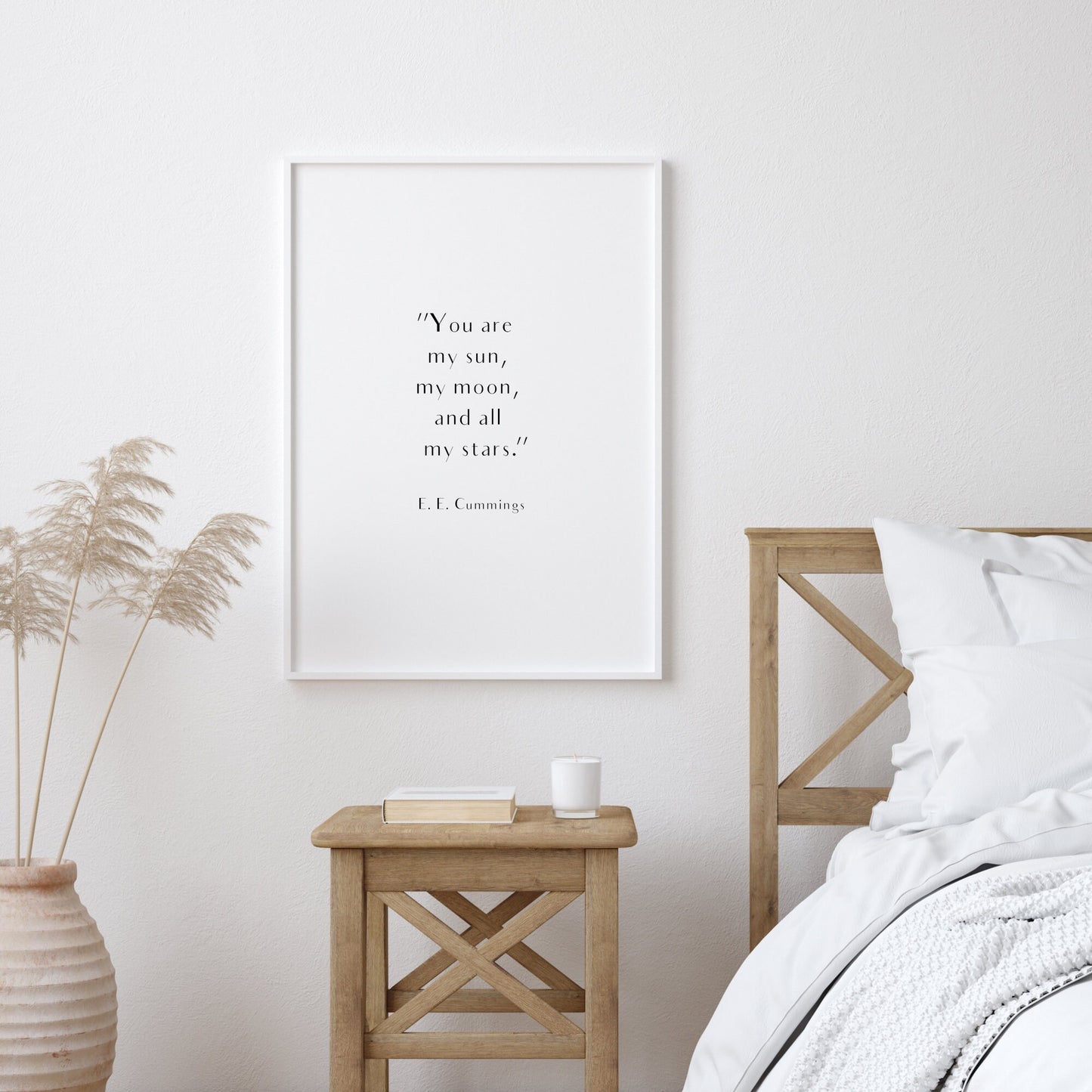 You Are My Sun, My Moon And All Of My Stars from E. E. Cummings Print