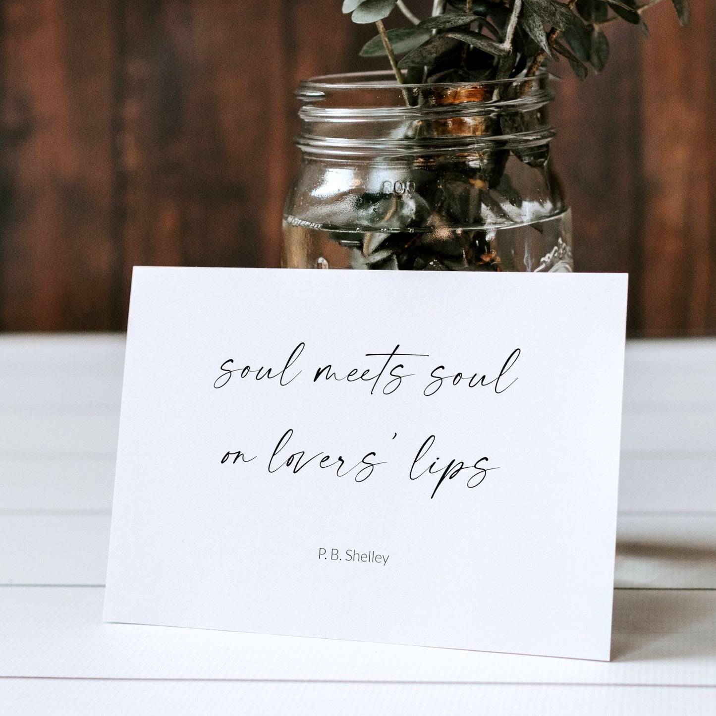 Soul Meets Soul On Lovers' Lips from P.B. Shelley Print