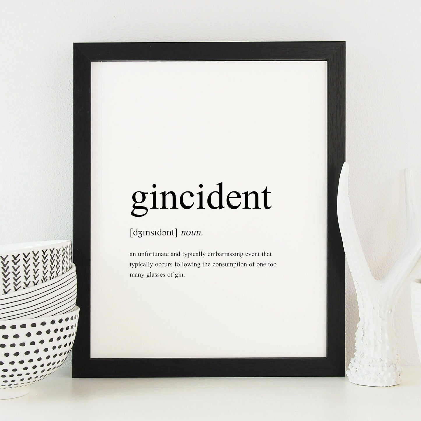 Gincident Definition Print